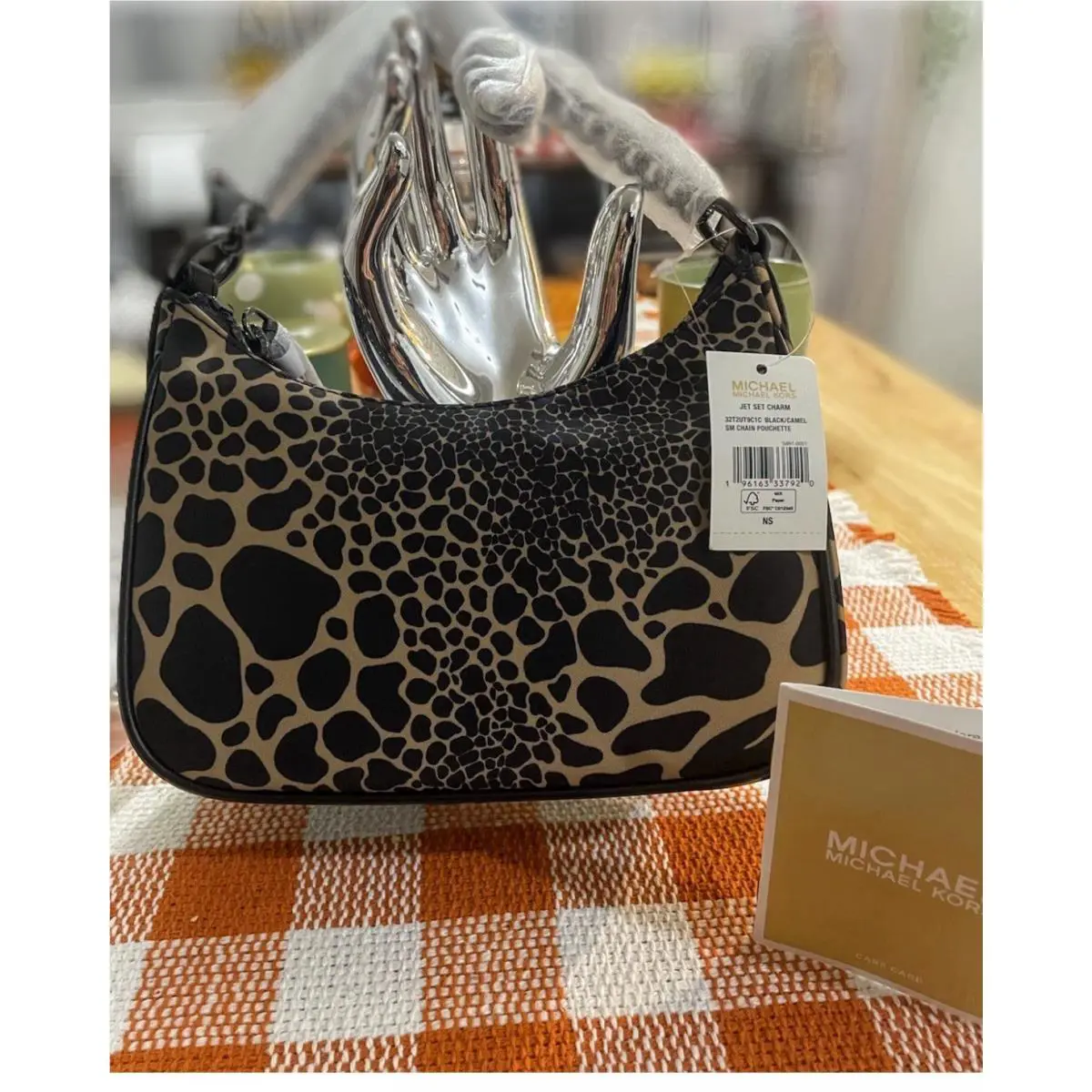 Michael Kors Bag Shoulder Bag Jet Set Charm SM Chain Pouchette Back Combo