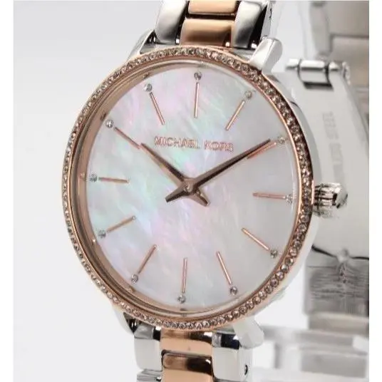 Michael Kors MK1066 32 MM Silver Rose Gold