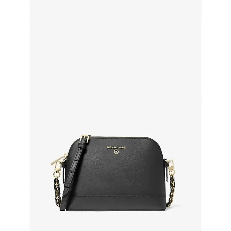 Michael Kors Jet Set Charm Large Dome Monogram Crossbody Bag