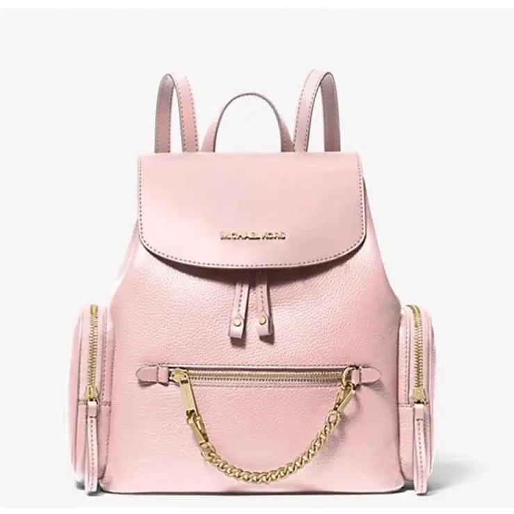 Michael Kors Jet Set Item Medium Chain Backpack Powder Blush