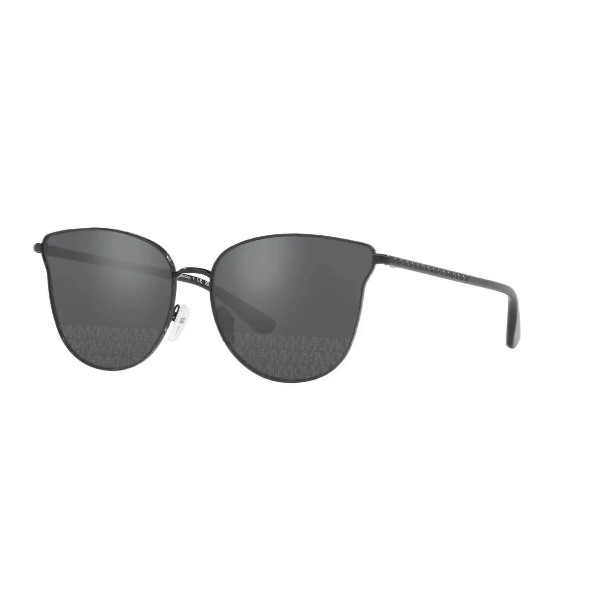 Michael Kors Woman Sunglasses MK1120 Black/metal Mirror +laser Logo Lens62mm