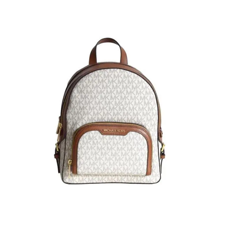 Michael Kors Abbey Jaycee Medium Backpack Vanilla - Exterior: Vanilla