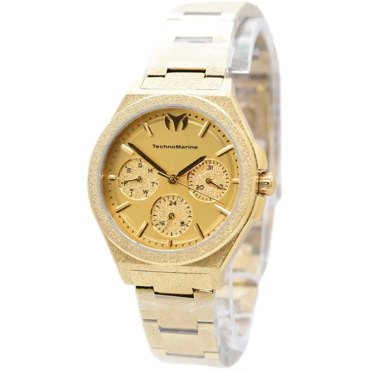 Technomarine Ocean Empress Women`s 34mm Sparkling Rose Gold Watch TM-318149