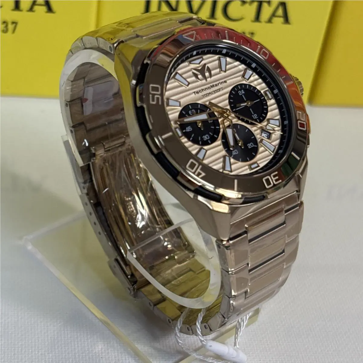 Technomarine TM-725032 Men`s Seven Seas 44mm Quartz VD53 Watch w/ Gift Box