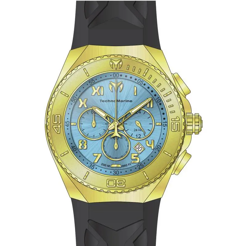 Technomarine Men`s Manta Ocean 48mm Quartz Watch TM-225008
