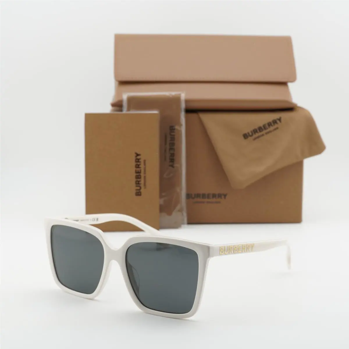 Burberry BE4411D 380773 Beige/dark Brown 57-17-140 Sunglasses