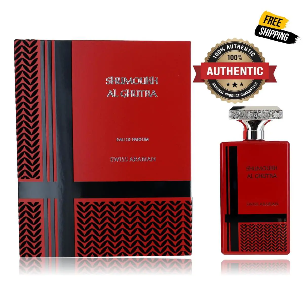 Shumoukh Al Ghutra by Swiss Arabian 3.4 oz Edp Spray For Men