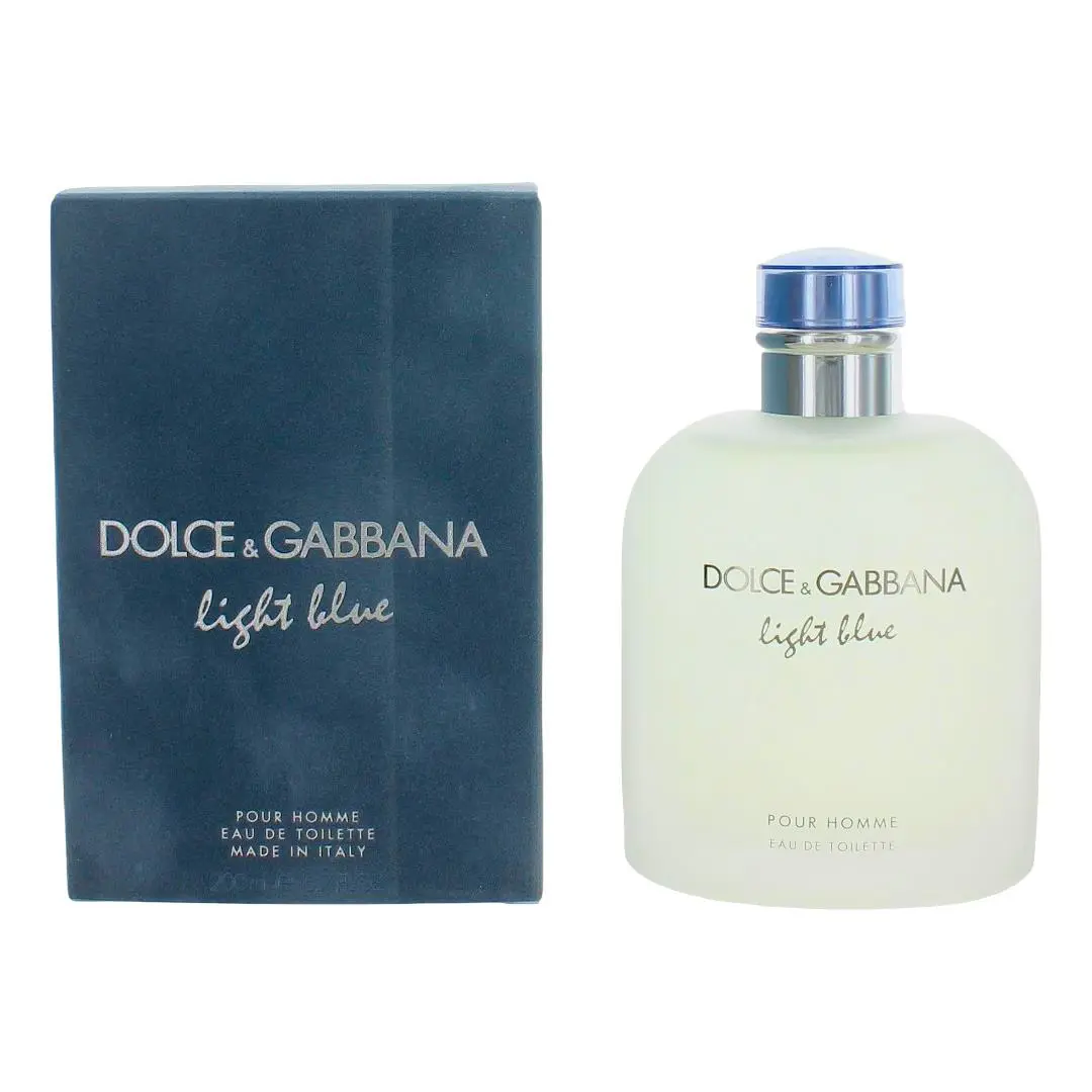 Dolce Gabbana Light Blue Pour Homme For Men 6.7 oz Eau de Toilette Spray