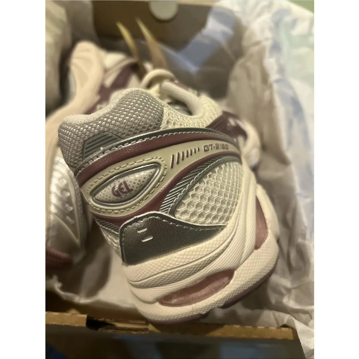 Asics shoes - GT-2160 - 1202A533/100 - Cream/Purple Oxide (UPC: 0197298962513) 0