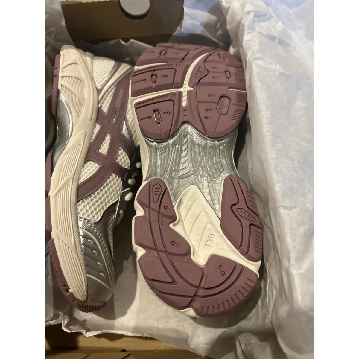 Asics shoes - GT-2160 - 1202A533/100 - Cream/Purple Oxide (UPC: 0197298962513) 2
