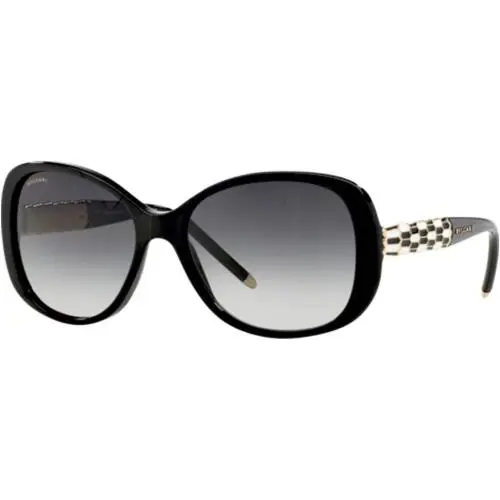 Bvlgari BV8114 891/8G Sunglasses 56mm Black / Grey Gradient Lens