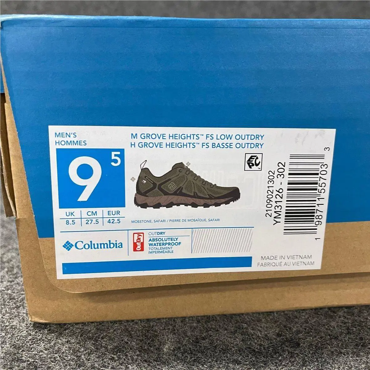 Columbia shoes - VS184458 - vs-184458 - Green (UPC: 198711557033) 1