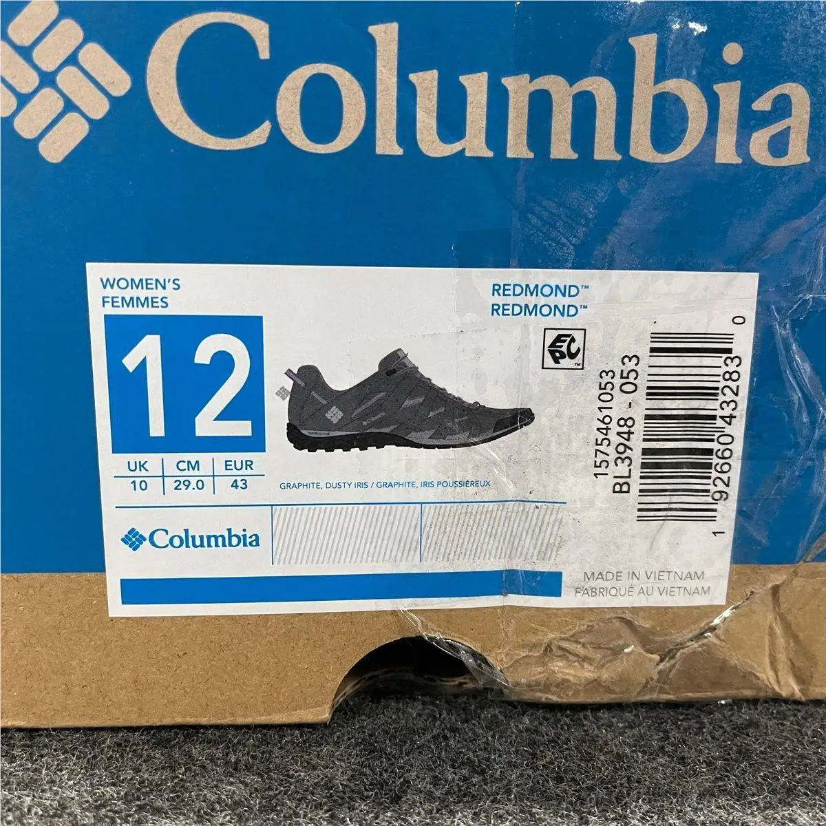Columbia shoes - VS184960 - vs-184960 - Gray (UPC: 192660432830) 3