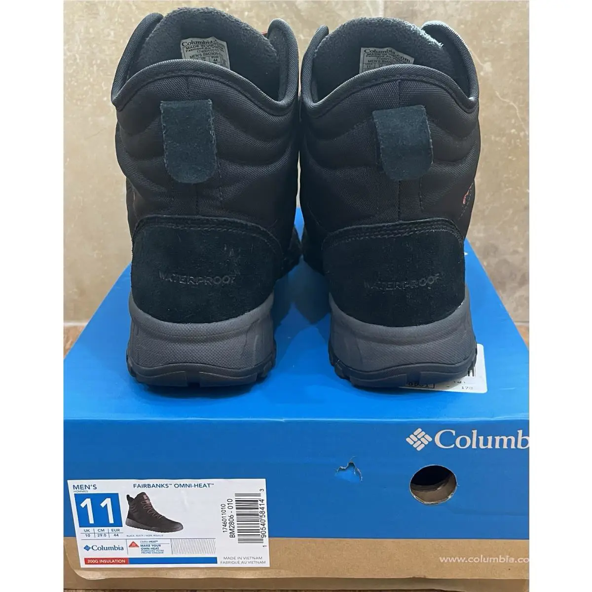 Columbia shoes - Columbia Fairbanks Omni-Heat - Fairbanks - Black/Rusty 3
