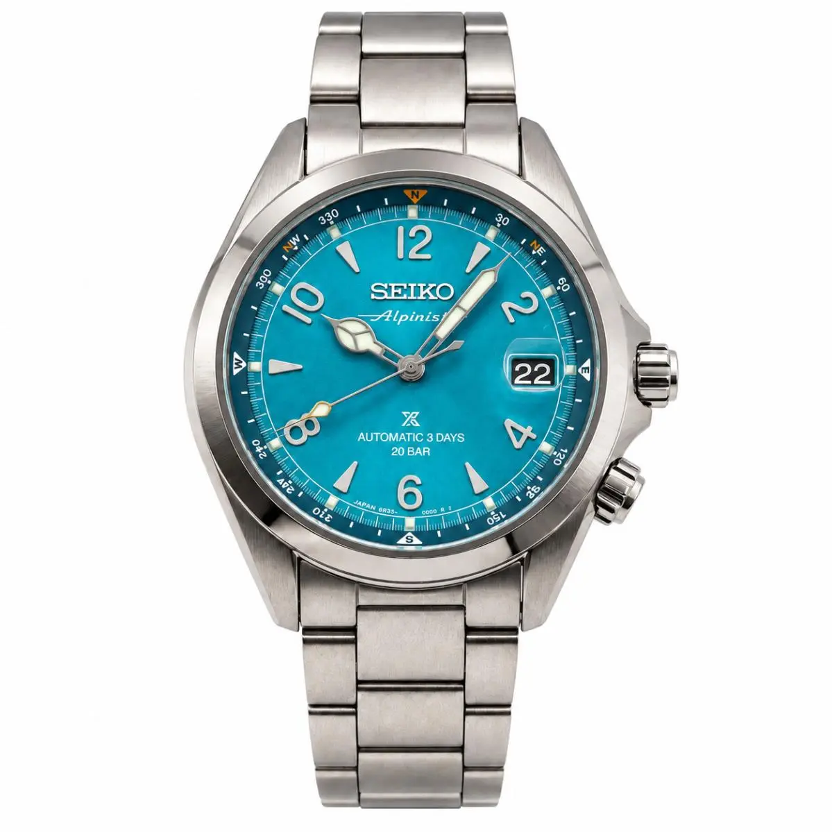 Prospex Automatic Alpinist Blue Dial Men`s Watch SPB503 by Seiko