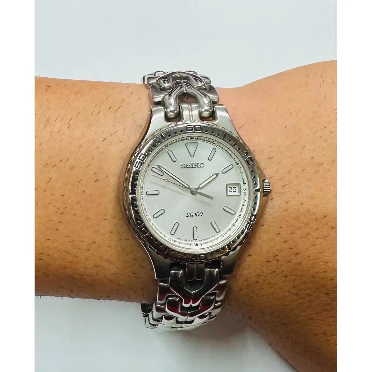 Men`s Seiko Watch SQ 100 7N42-6B10