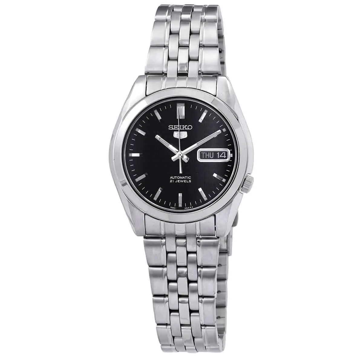 Seiko Automatic Black Dial Men`s Watch SNK361K1
