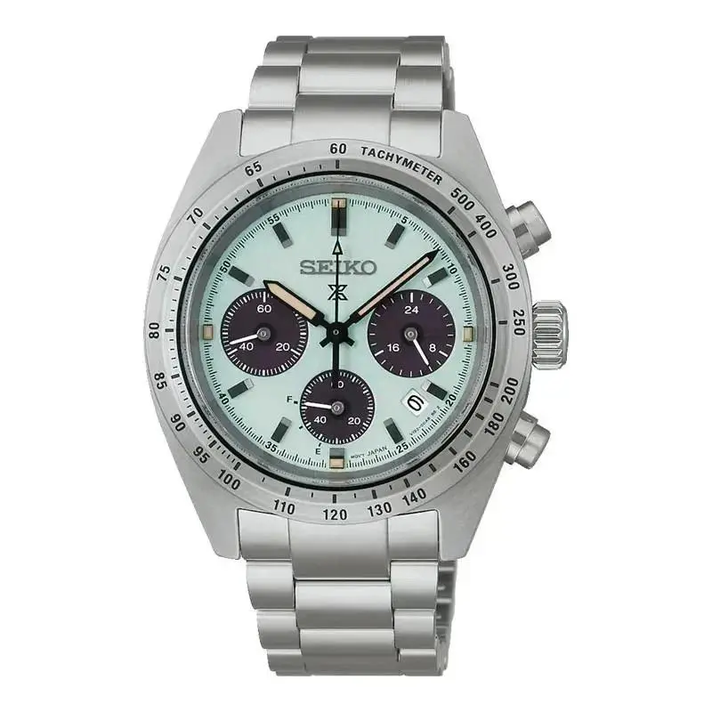 Prospex Speedtimer SSC965 Chronograph Watch Opal Green Dial by Seiko
