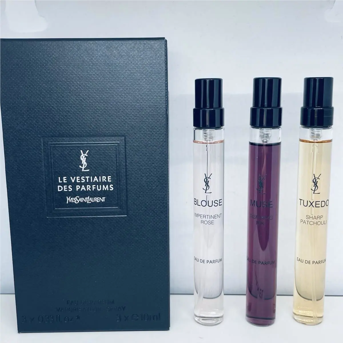 Yves Saint Laurent Le Vestiaire Des Parfums Travel Spray Fragrance Set 3 x 10ml