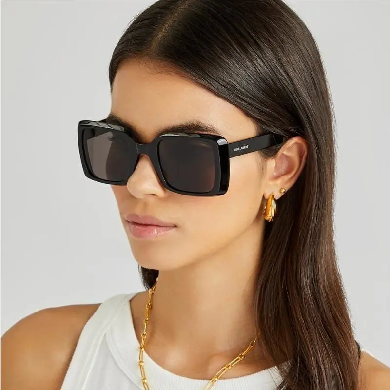 Saint Laurent SL497 001 Black Women Sunglasses Saint Laurent SL 497 001