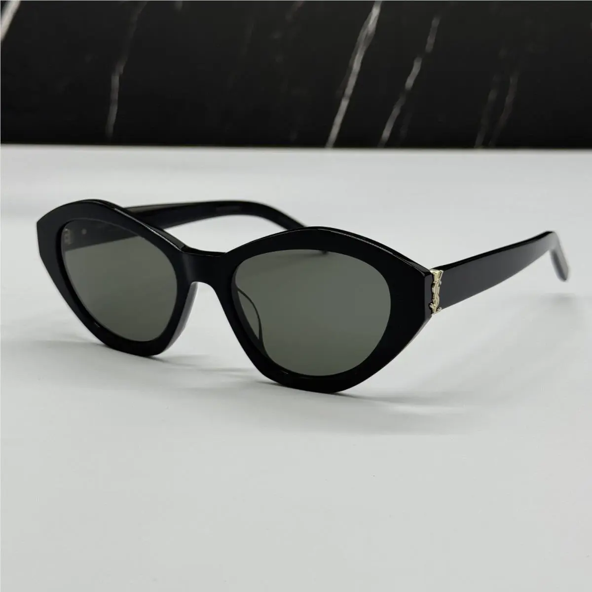 Saint Laurent SL M60 006 Sunglasses Black Women Eyewear SLM60 006