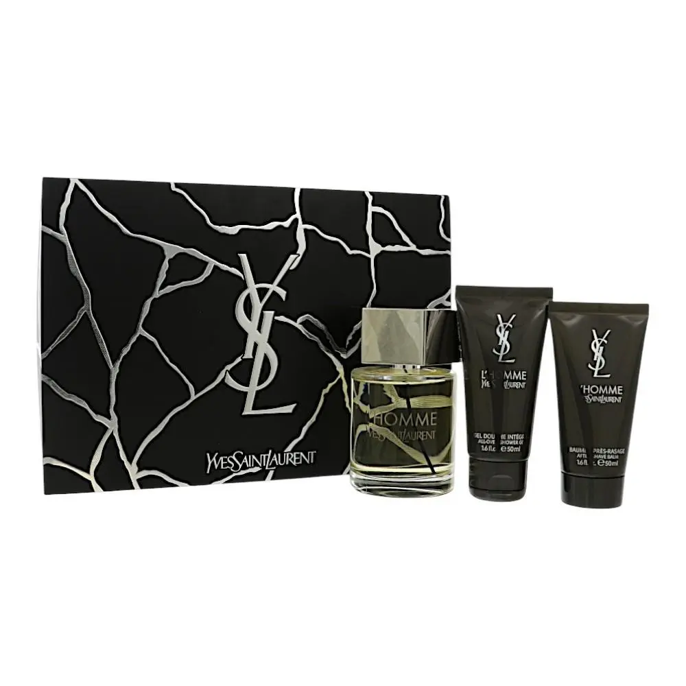 L`homme Yves Saint Laurent by Yves Saint Laurent Gift Set For Men 3.3 Oz Eau De