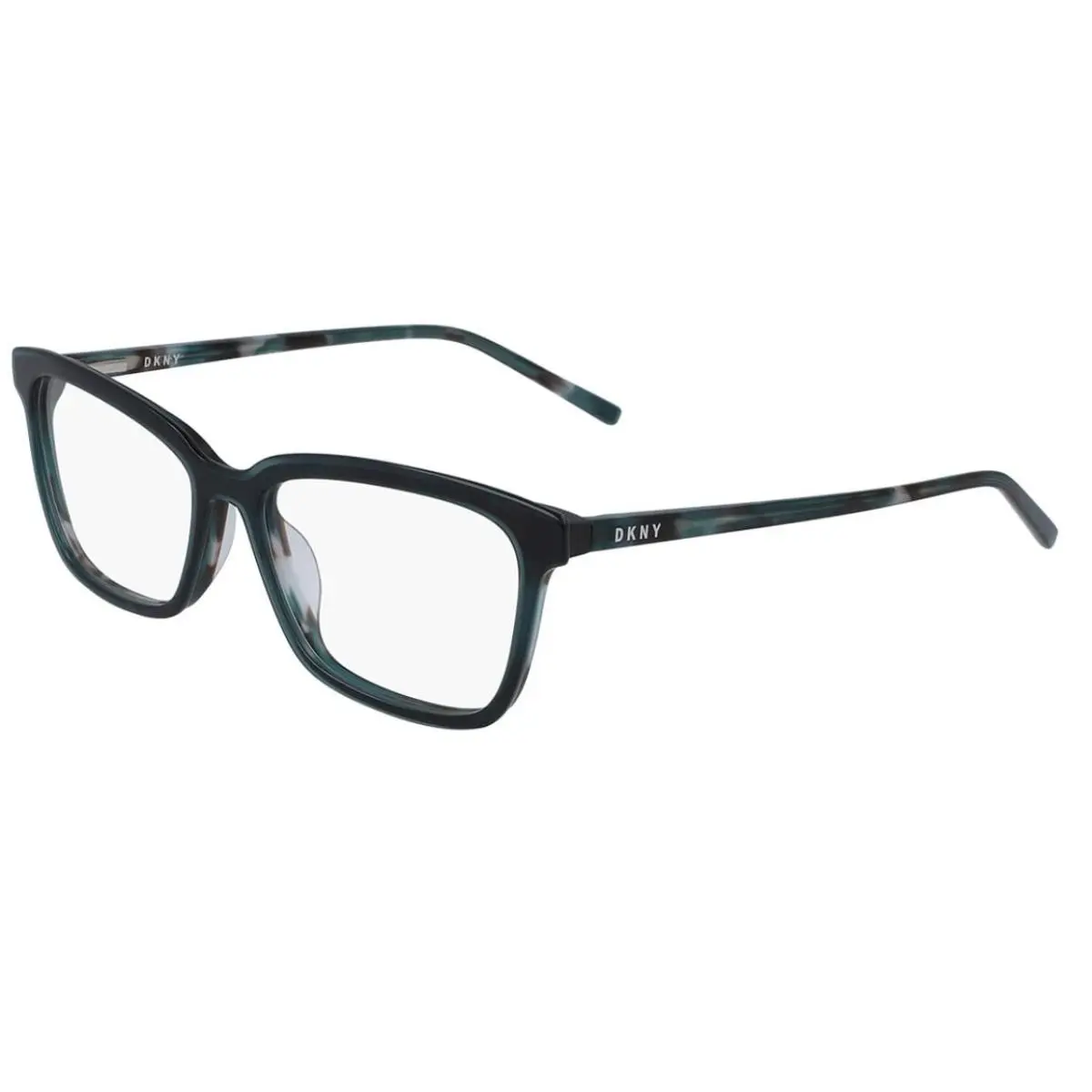 Dkny DK5024 315 Teal Tortoise/rectangular Women`s Eyeglasses 53-15-135