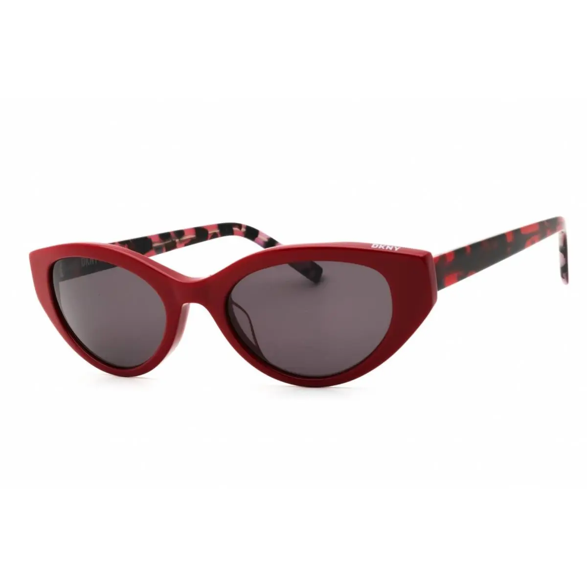Dkny Women`s Sunglasses Red Pattern Acetate Cat Eye Full Rim Frame DK548S 500
