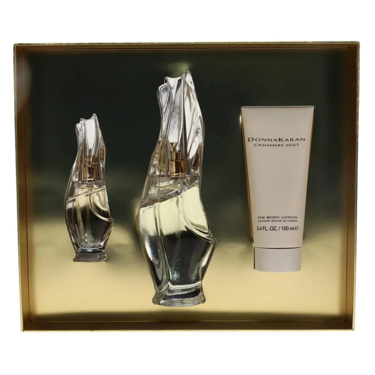 Donna Karan Cashmere Mist 3pc Gift Set For Women100ml EDP+100ml Lotion+15ml Edp