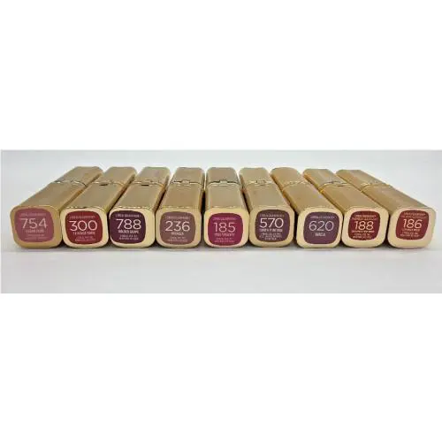 9PC L`oreal Colour Riche Lipstick Set NO Color Repeats Nudes Reds Pinks
