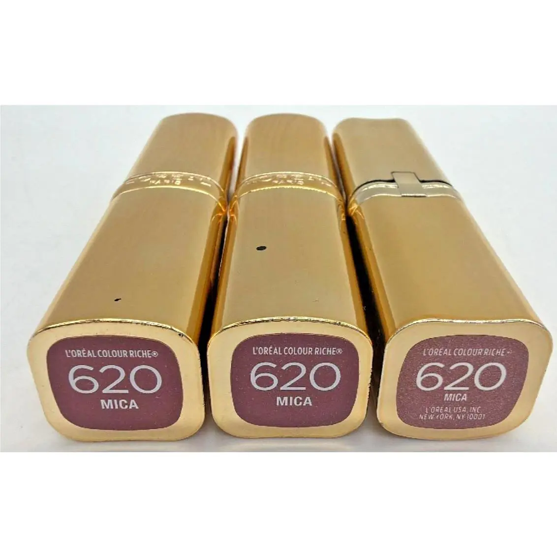 3PK L`oreal Paris Colour Riche Lipstick 620 Mica Hard TO Find