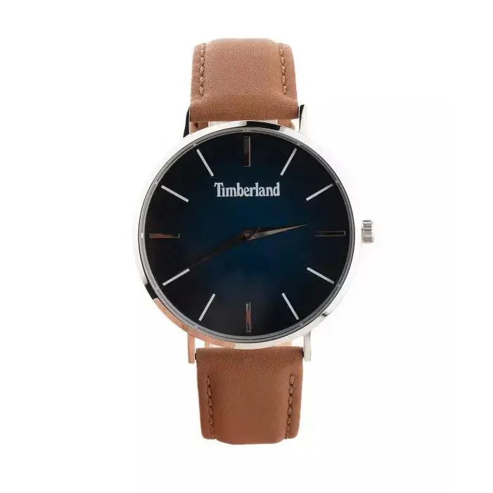 Timberland Slim Blue Dial Light Brown Leather Strap Men’s Watch– TBL15514JS02