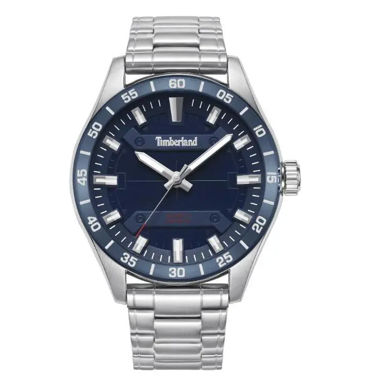 Timberland Blue Dial Stainless Steel Strap Men’s Watch – TDWGG2201206