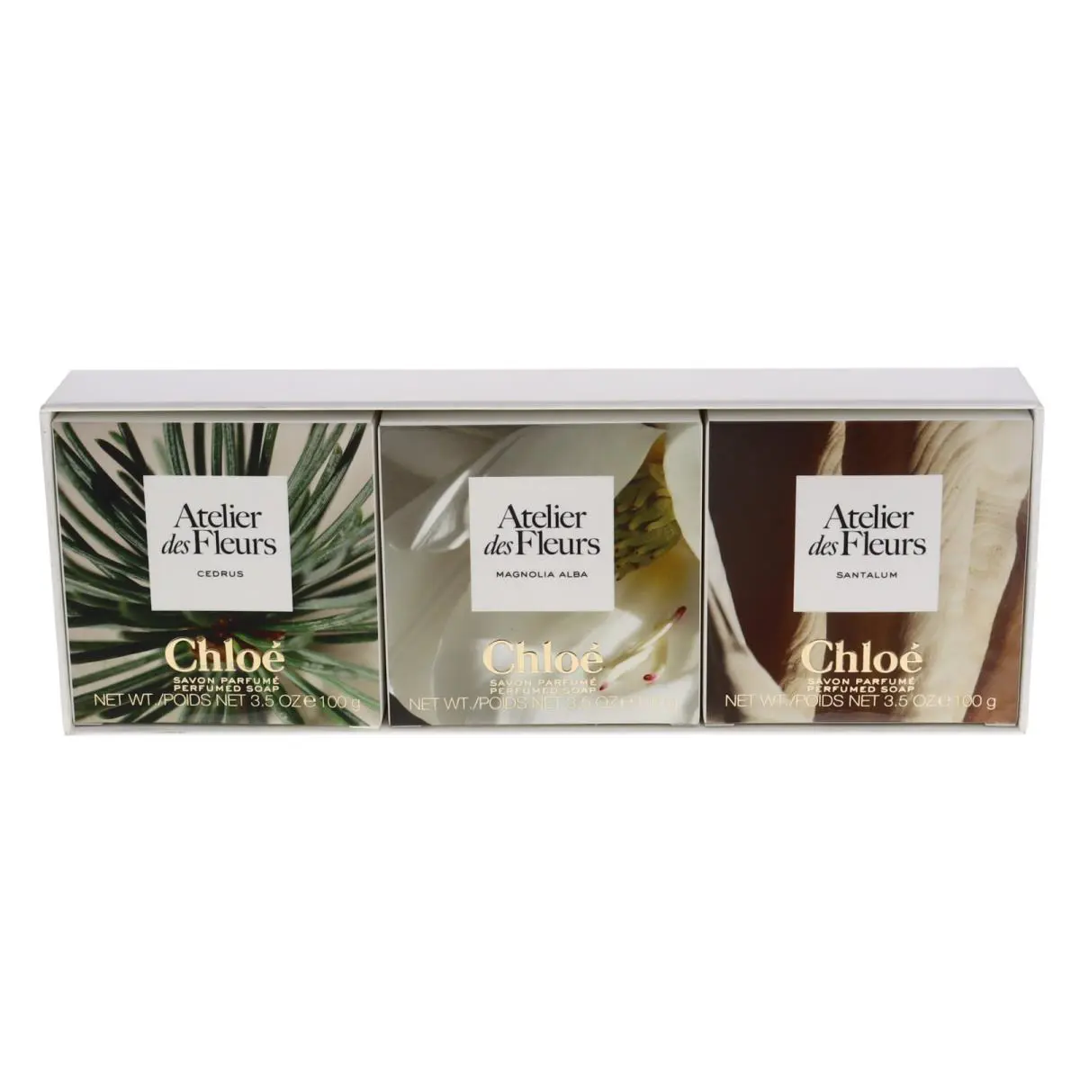 Chloé Atelier Des Fleurs Bar Soap 3pc Set
