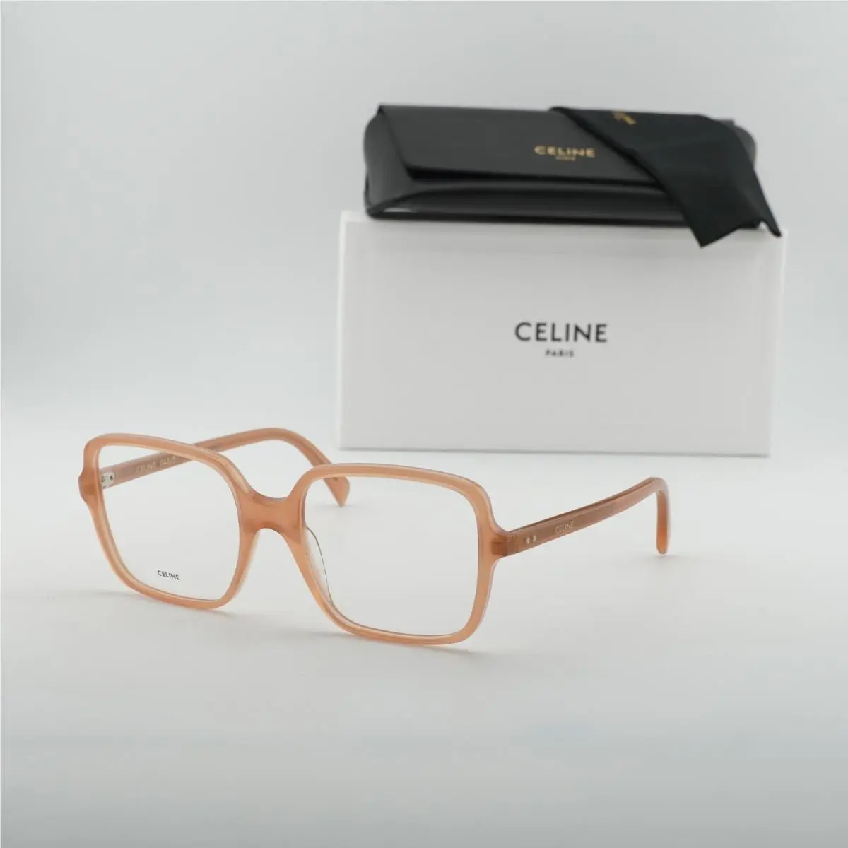 CL50076I 074 Shiny Pink 57mm Eyeglasses by Celine
