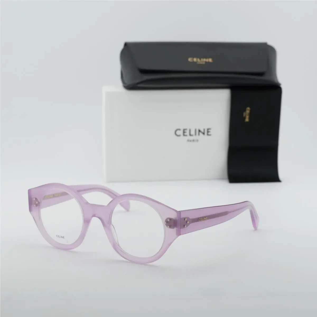 Celine CL50123I 078 Shiny Lilac 48mm Eyeglasses