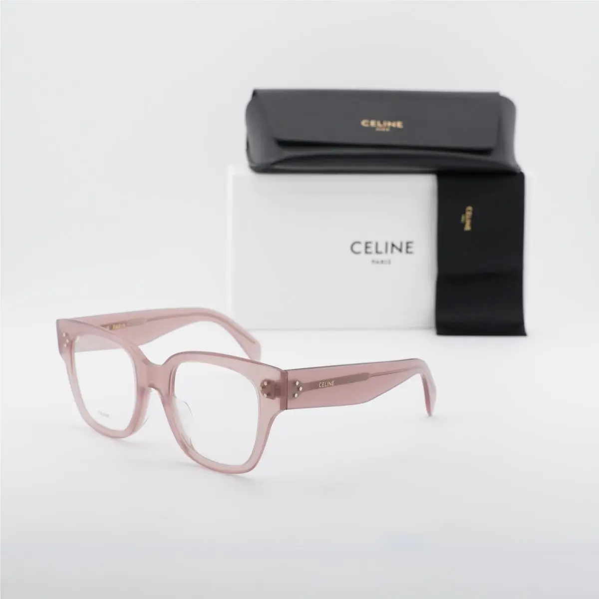 CL50110U 045 Shiny Light Brown 52mm Eyeglasses by Celine