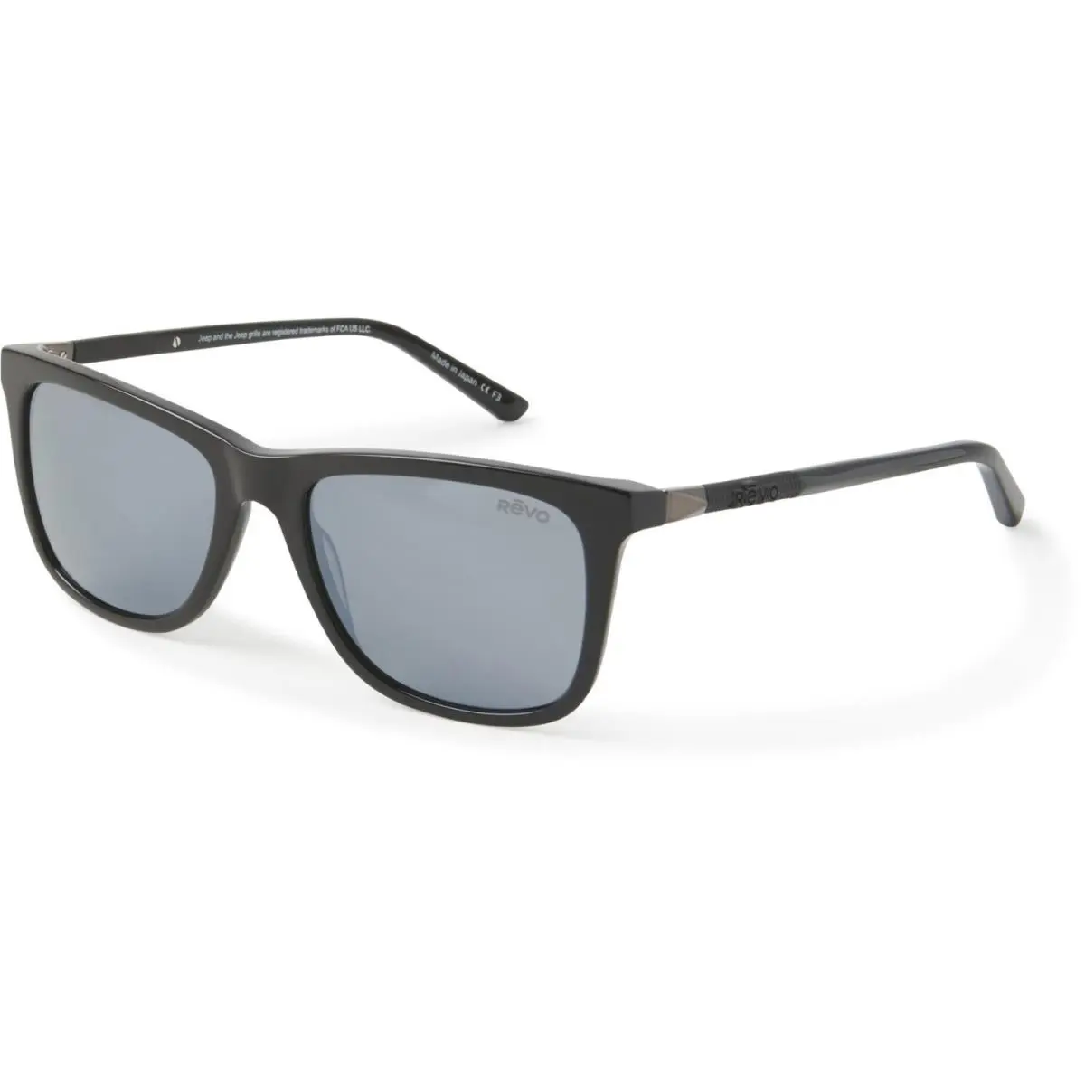x Jeep Cove Polarized Sunglasses - RE 1164 01GY/Black/Graphite by Revo