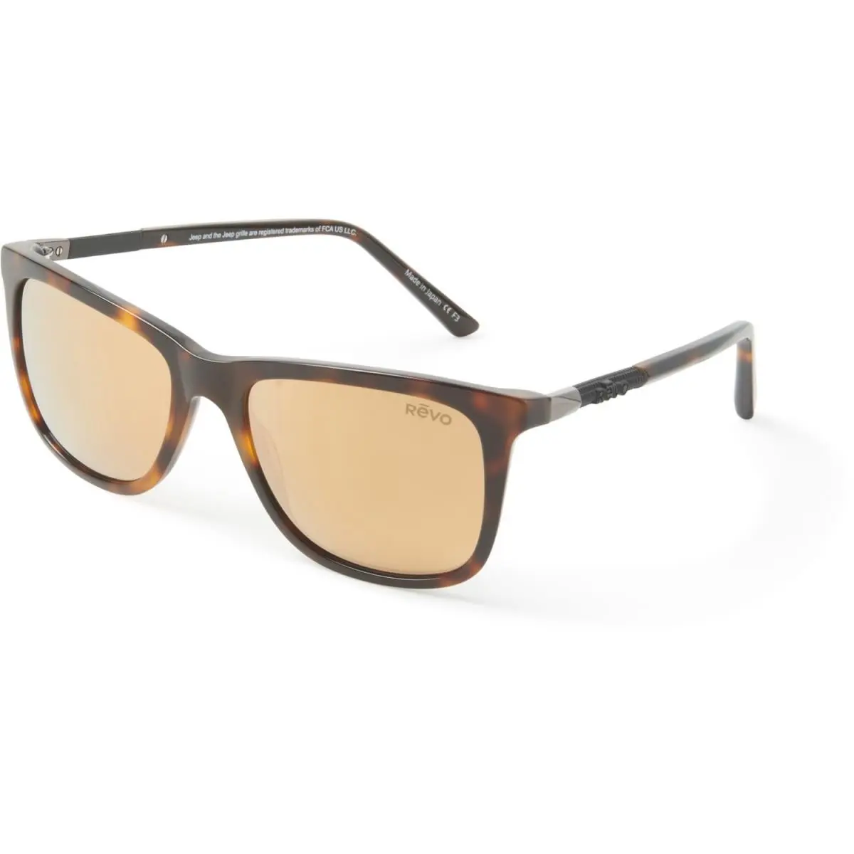 x Jeep Cove Polarized Sunglasses - RE 1164 02CH/Tortoise/Champagne by Revo