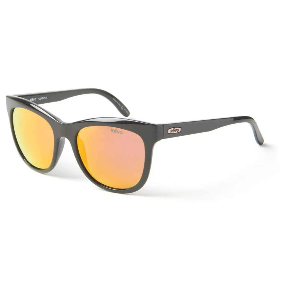 Leigh Women`s Cat-eye Sunglasses - RE 1069 01SP/Black/Spectra by Revo