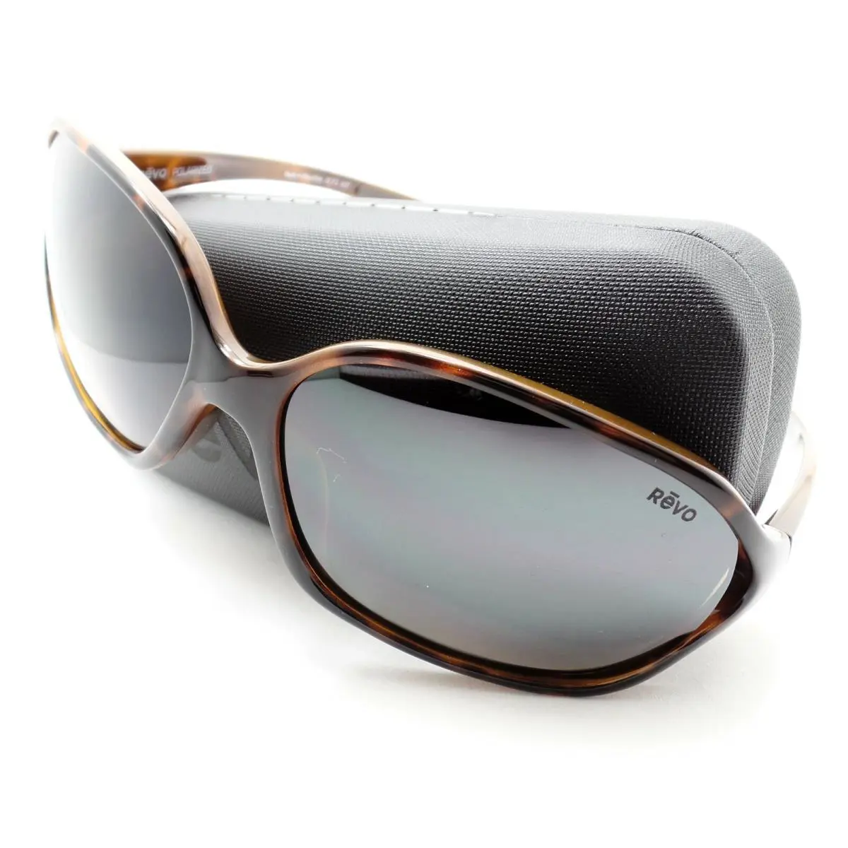 Revo Skylar Tortoise Terra Mirror Polarized 60 Sunglasses - Frame: Tortoise, Lens: Terra