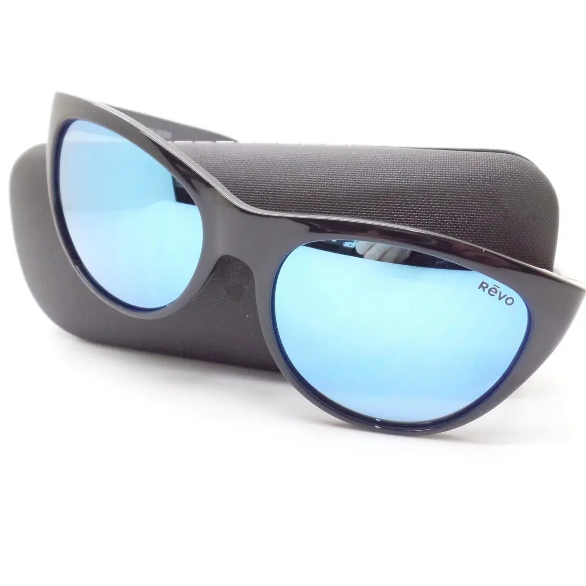Revo Barclay Black Blue Water Polarized Mirror 54mm Sunglasses