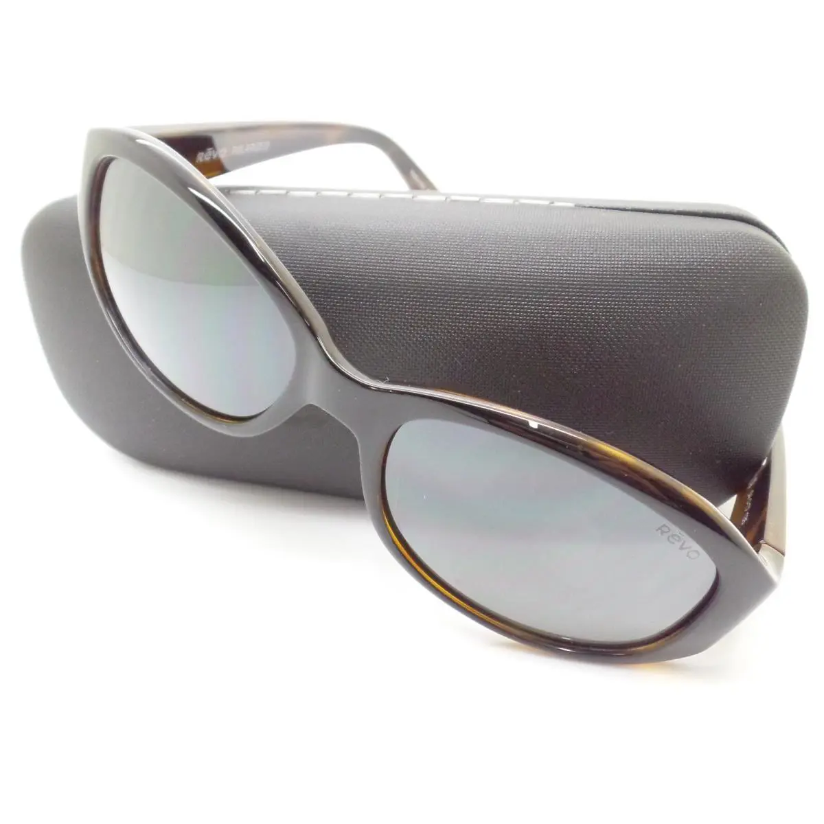 Revo Allana Black Honey Tortoise 54m Graphite Polarized Sunglasses - Frame: Black Honey Tort, Lens: Graphite