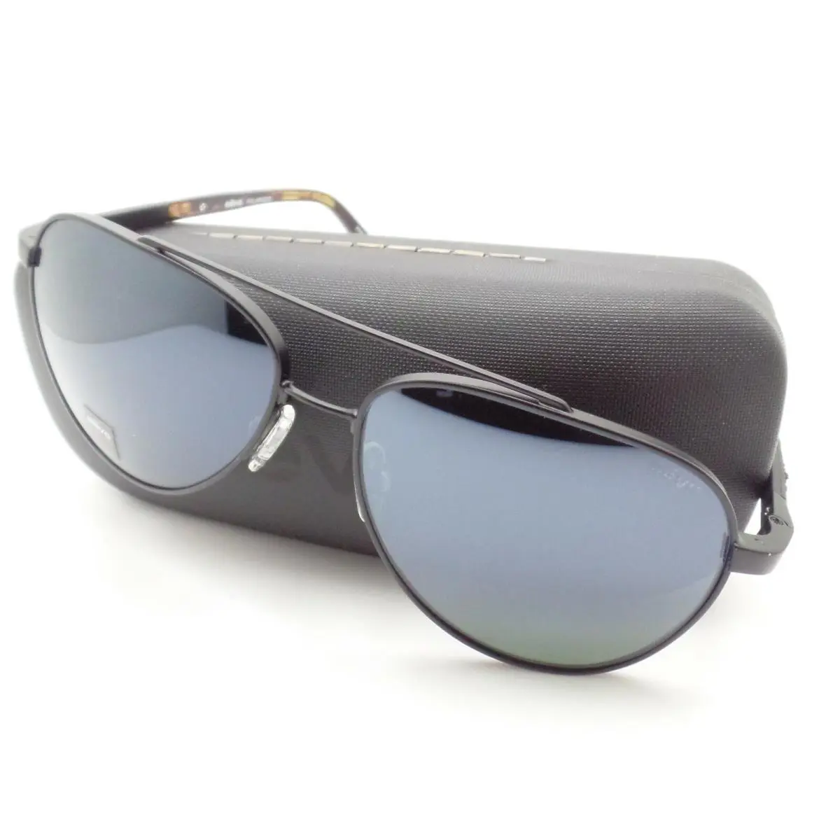 Revo Arthur Black Smokey Green Polarized Mirror 58mm Sunglasses