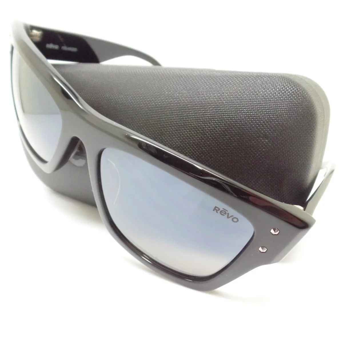 Indigo Black Terra Polarized Mirror Sunglasses by Revo