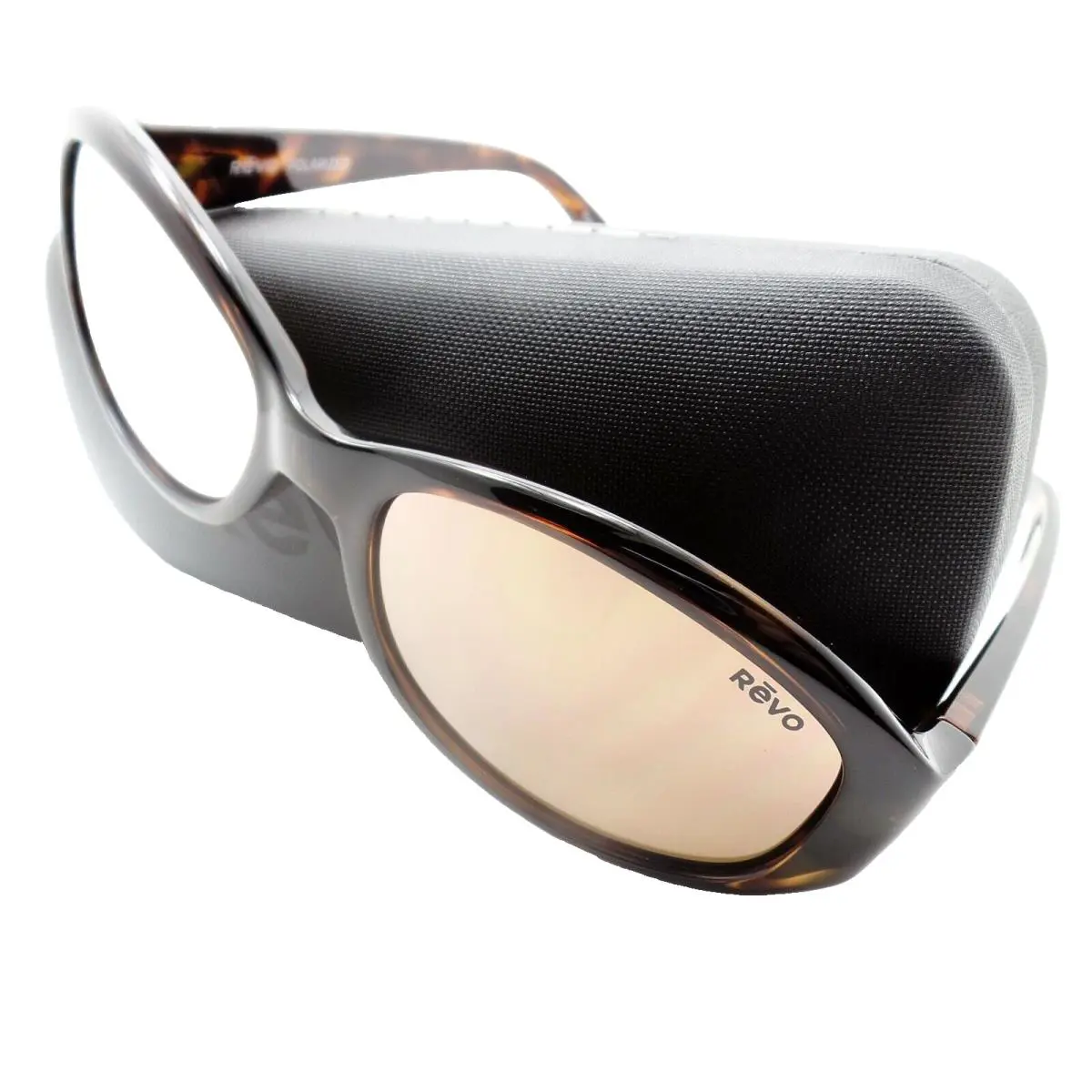 Revo Allana Tortoise Champagne Polarized Sunglasses - Frame: Tortoise, Lens: Champagne
