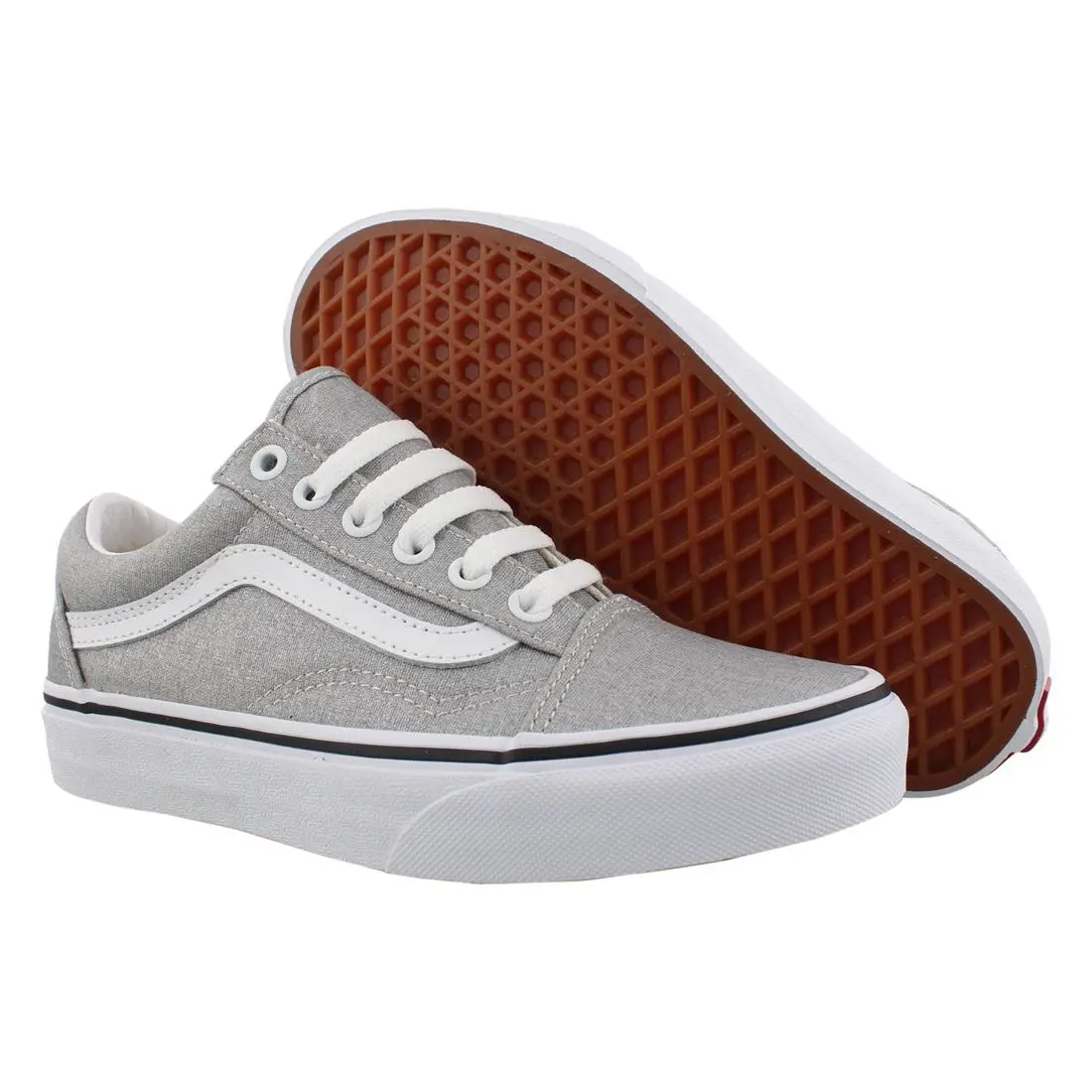 Vans shoes - Silver/True White, Main: Grey 3