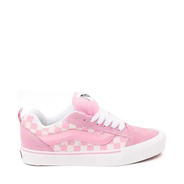 Vans Knu Skool Shoes Womens Pink/white - Pink/White
