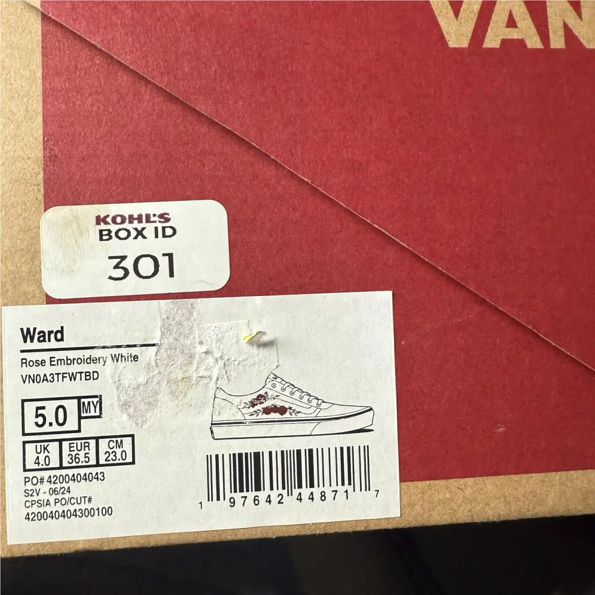 Vans shoes - VANS Ward - Ward - Vans Off The Wall - White (UPC: 0197642448717) 16