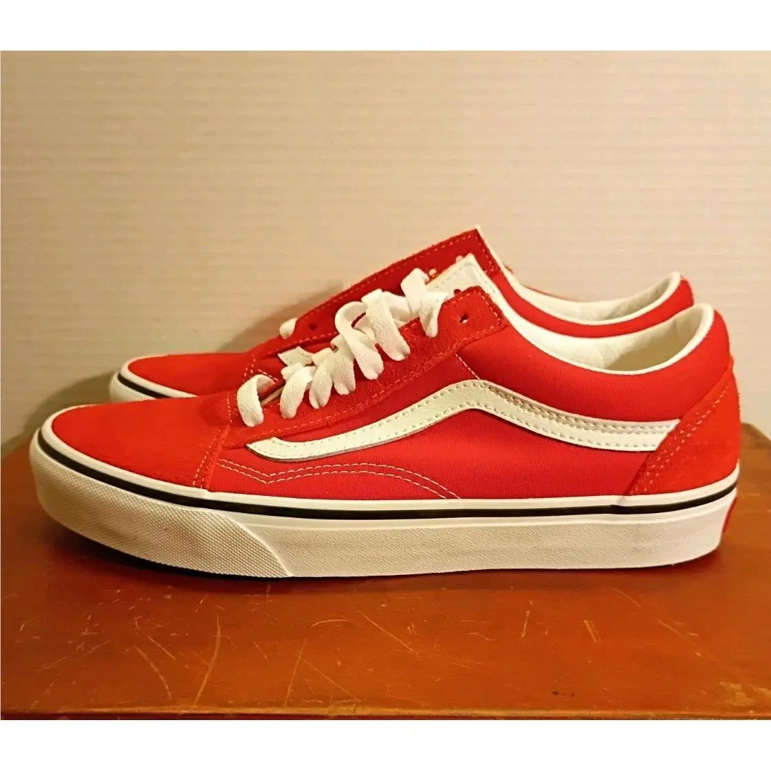 Vans shoes - VANS Old Skool - Old Skool - OFF THE WALL - Red (UPC: 193394062232) 8